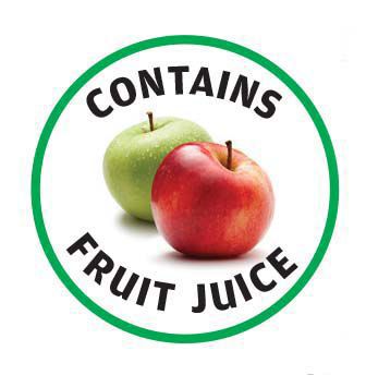 Contains fruit juice